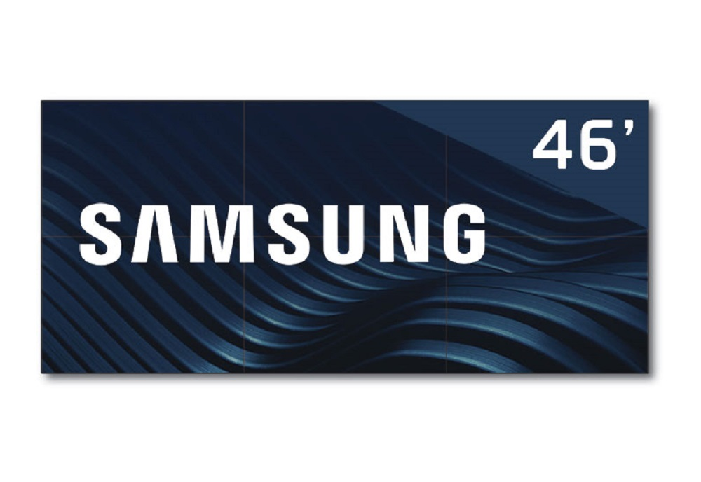 Video wall 3x2 129" Samsung VM46B-U