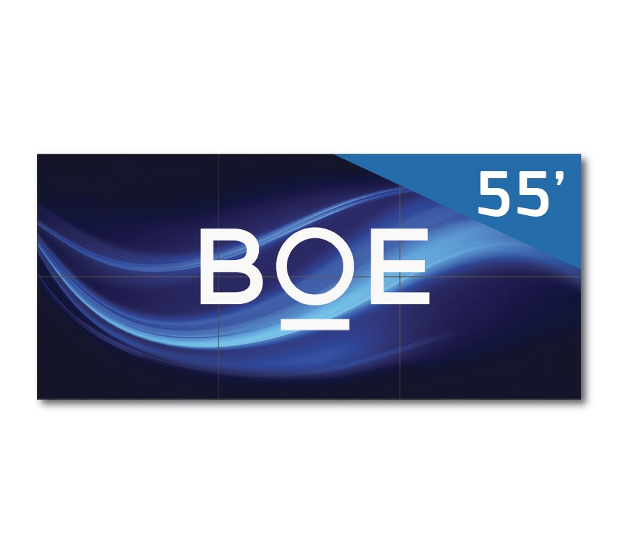 Video wall 3x2 157" BOE VE55L-A