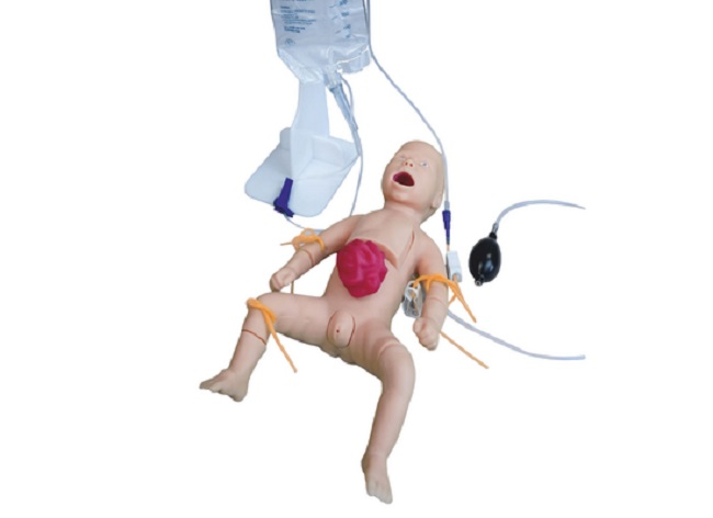 Basic newborn simulator for practicing basic medical skills ArtesMed