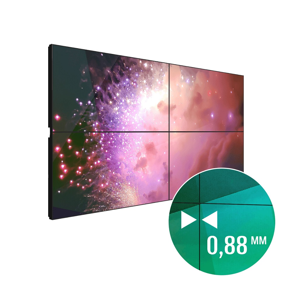 Video devor LigaSmart 2x2 110" Interpanel tikuv 0,88 mm