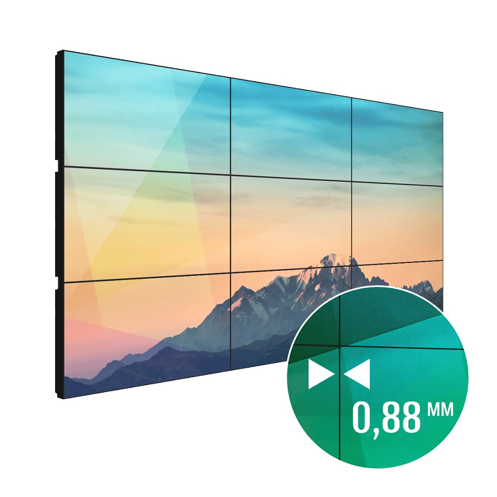 Video devor LigaSmart 3x3 165" Interpanel tikuv 0,88 mm