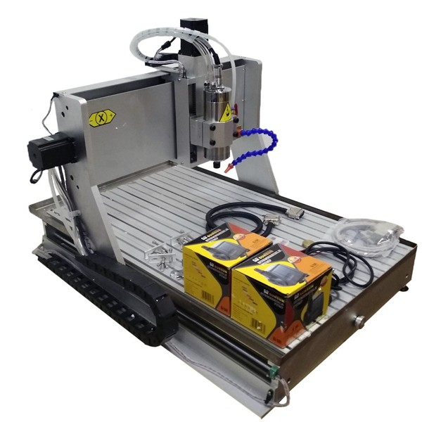Фрезерный станок с ЧПУ по мягким металлам AMAN 3040 Z13 4axis 1500W IR (USB)