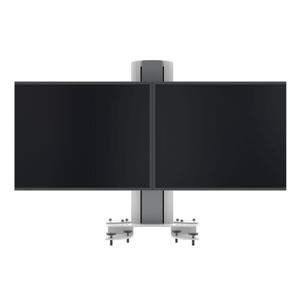 2 ta monitor uchun mobil pol stend 19-24” oʻlchamli SMS Multi Control Dual qisqich