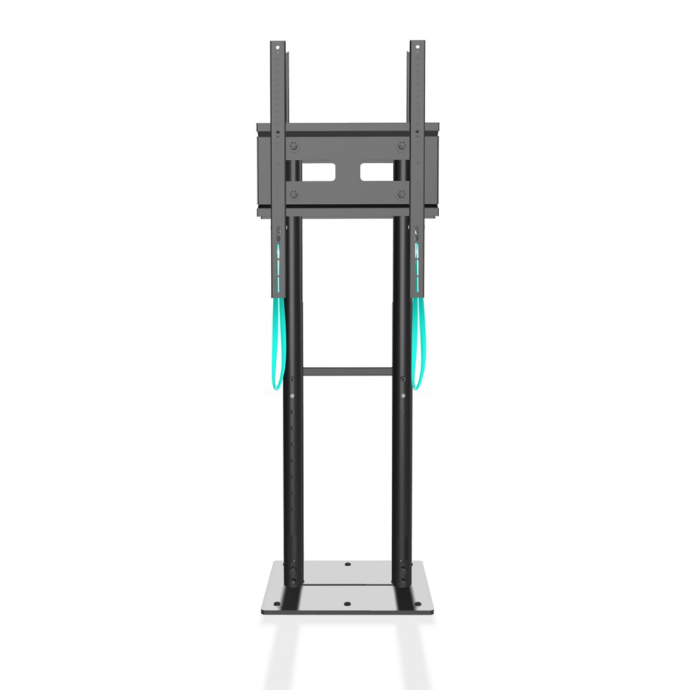 Ikki panelli pol stend ONKRON FPRO2L-20 40"-70" o'lcham uchun qora