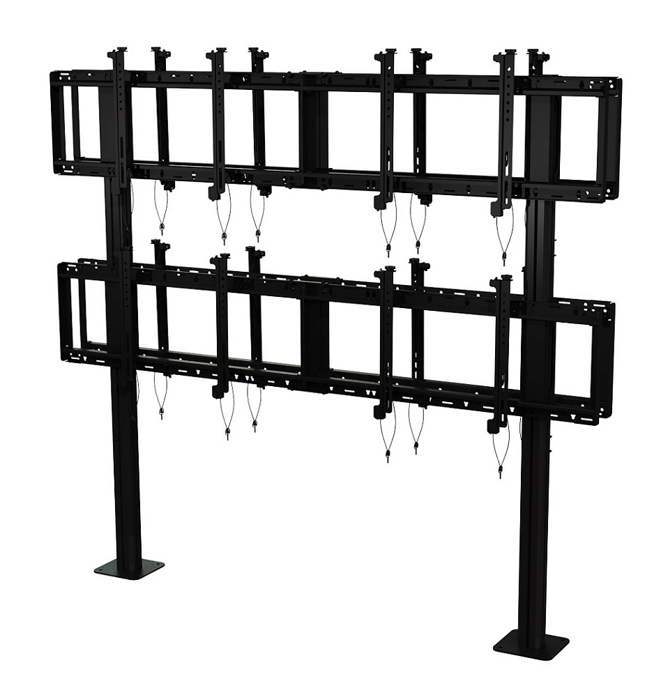 Ikki tomonlama pol stend Peerless-AV DS-S560-B2X2 o'lchami 46-60"