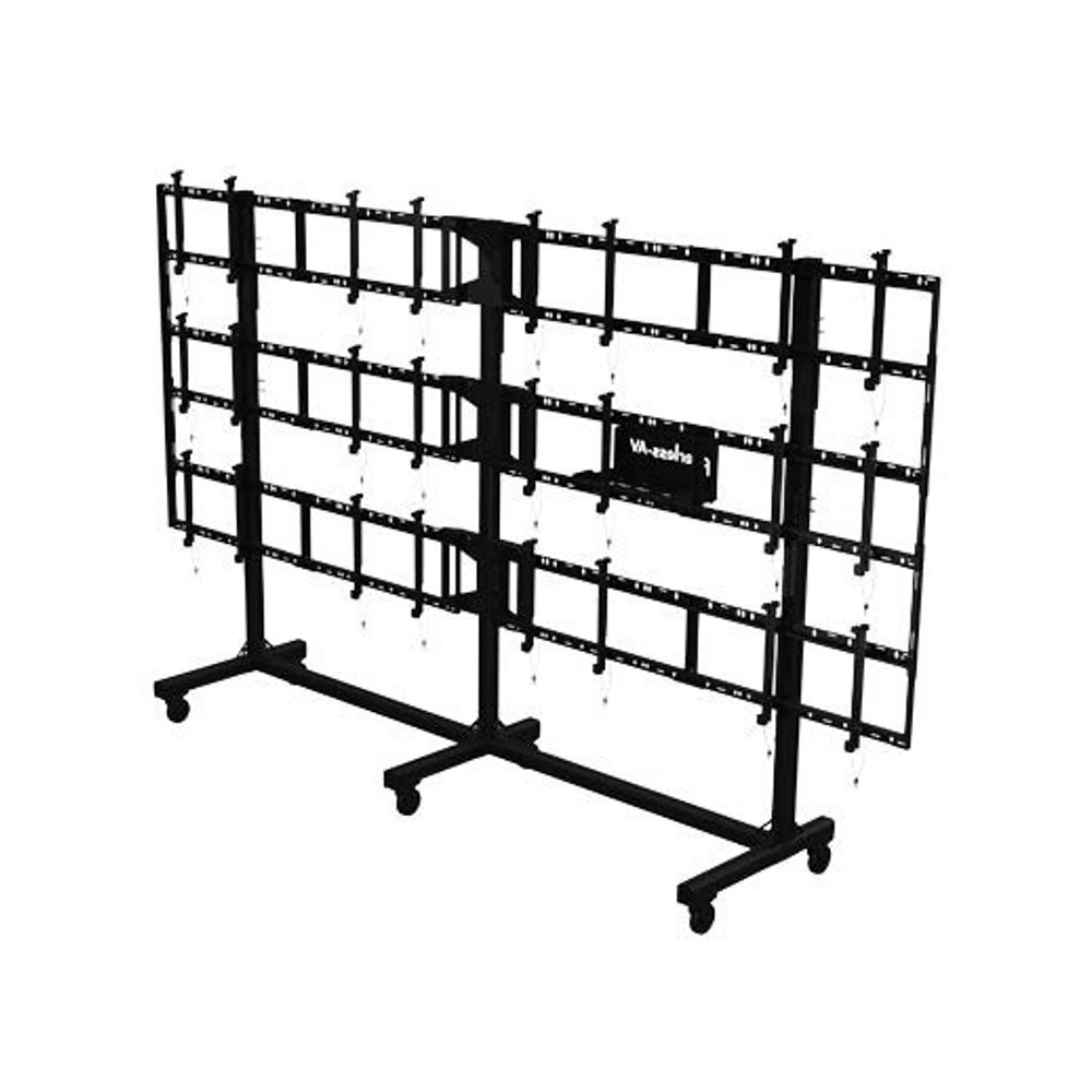 46-55 dyuymli Peerless-AV DS-C555-4X3 4x3 konfiguratsiyasini yaratish uchun mobil pol stend.