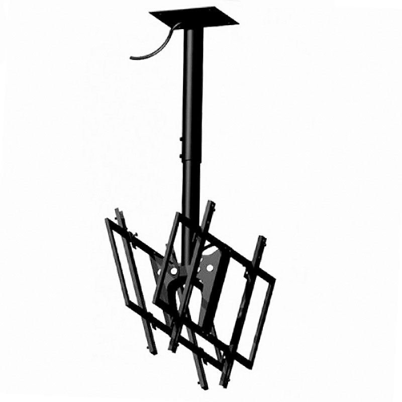 58-65", 1200-1400 mm o'lchamdagi 2 ta displey uchun ship kronshterisi, kumush