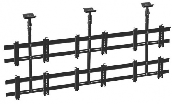 46"-60" Antall PT-3x2 o'lchamdagi 6 ta displey uchun ship tirgaklari