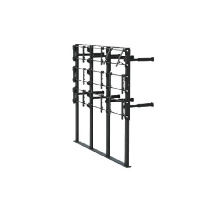 Floor-wall mount for 9 EliteBoard EW-4933TFW displays for size 49"