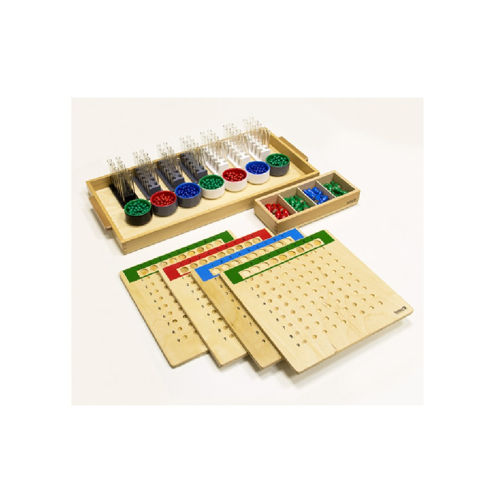 Didaktik o'yin: Montessori katta bo'linish to'plami