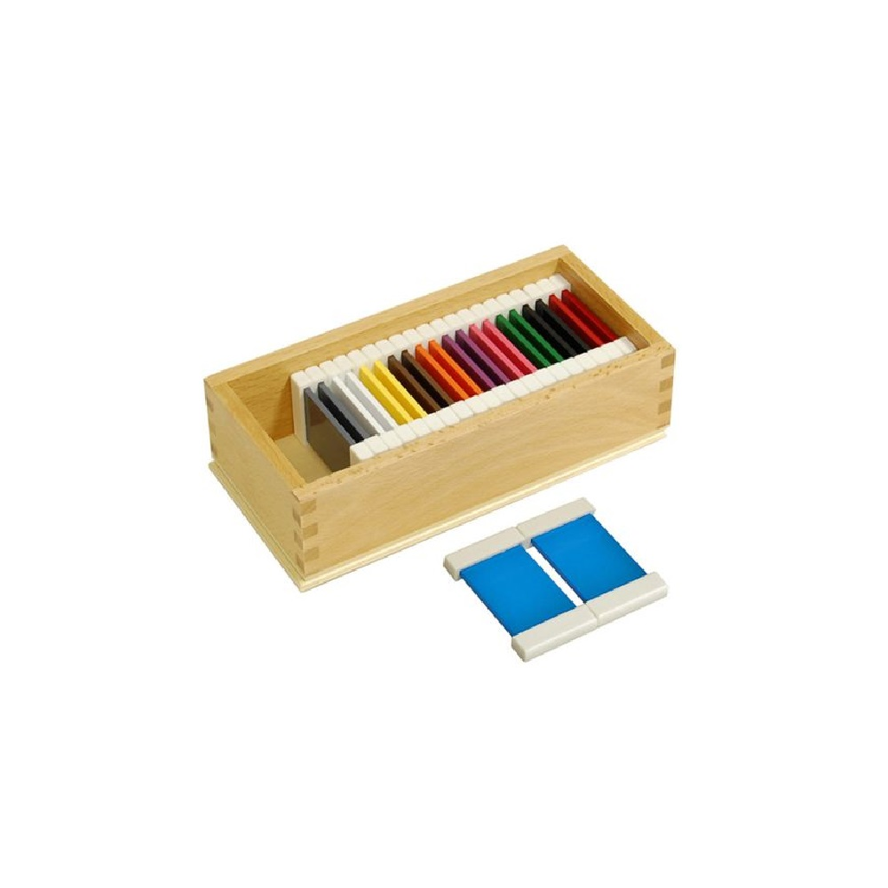 Didaktik o'yin: Rangli planshetlar - 2-quti "Montessori"