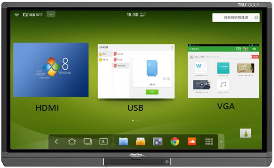 Interaktiv 4K LED paneli Newline TruTouch TT-8414B 84"