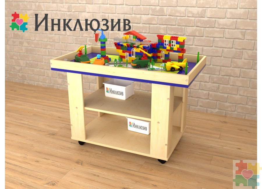 Игровой ландшафтный стол Инклюзив «Деревенька»