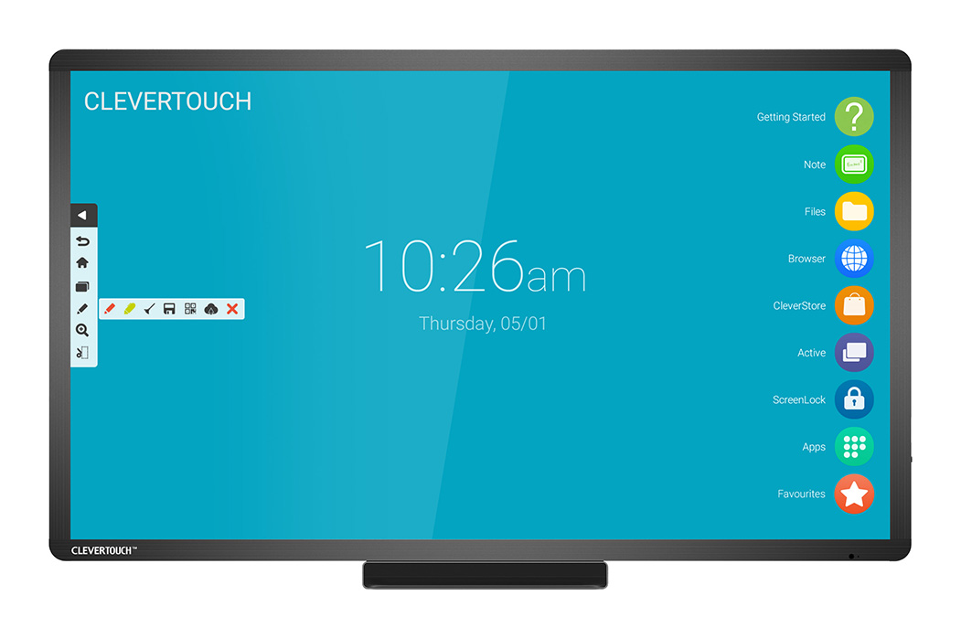 Interaktiv panel CleverTouch Plus Series yuqori aniqlikdagi 55"