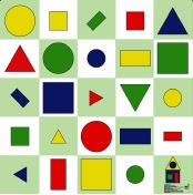 "Ranglar va shakllar" o'yin maydoni (75x75 sm) 35827