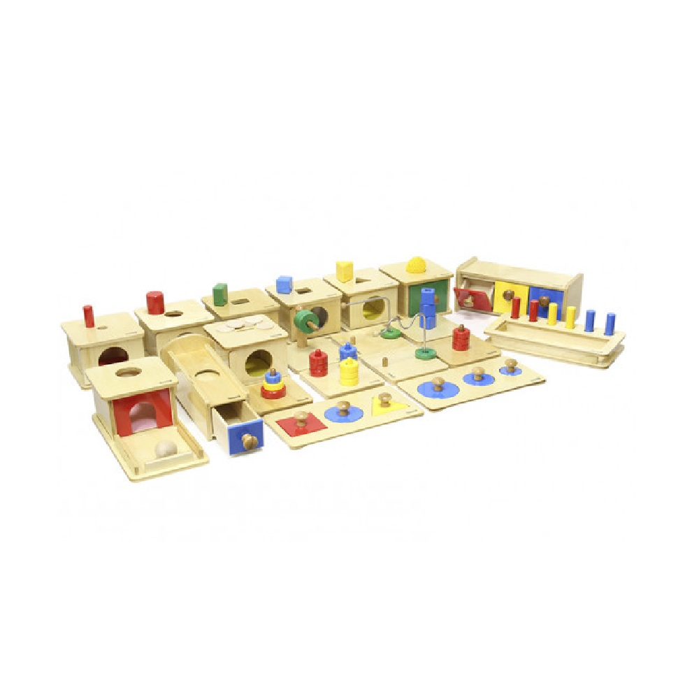Montessori o'yinlari to'plami 20 dan birida
