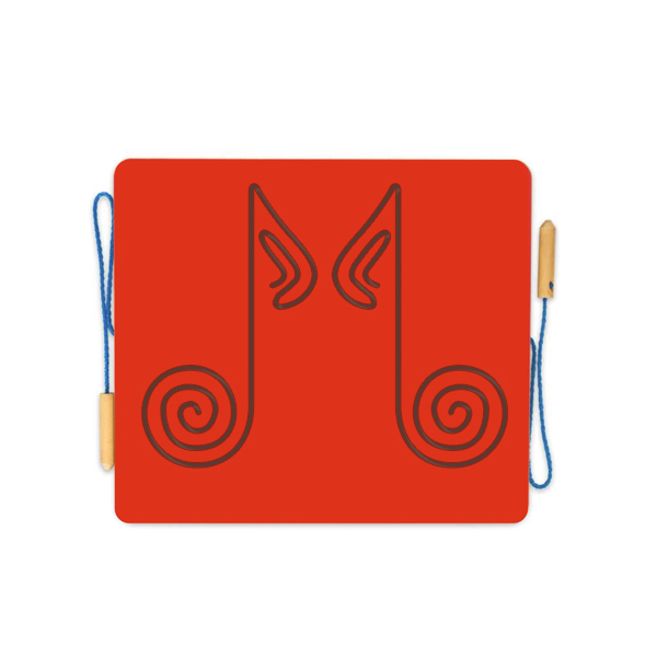 Board game-maze "Notes" Bear