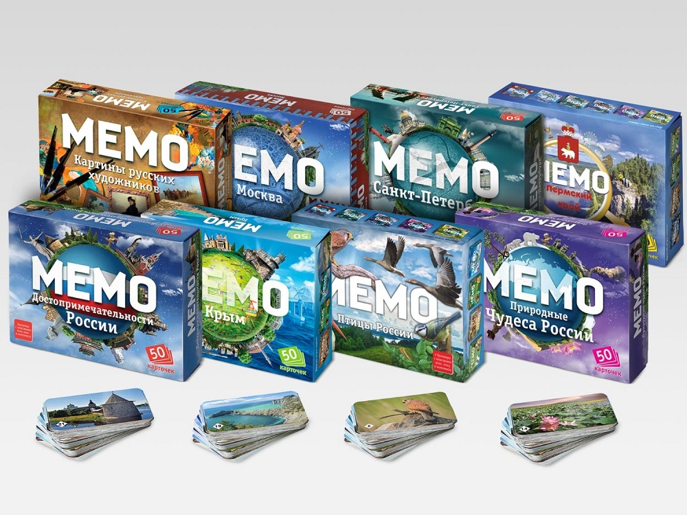 Комплект патриотических настольных игр АЛМА «Мемо»