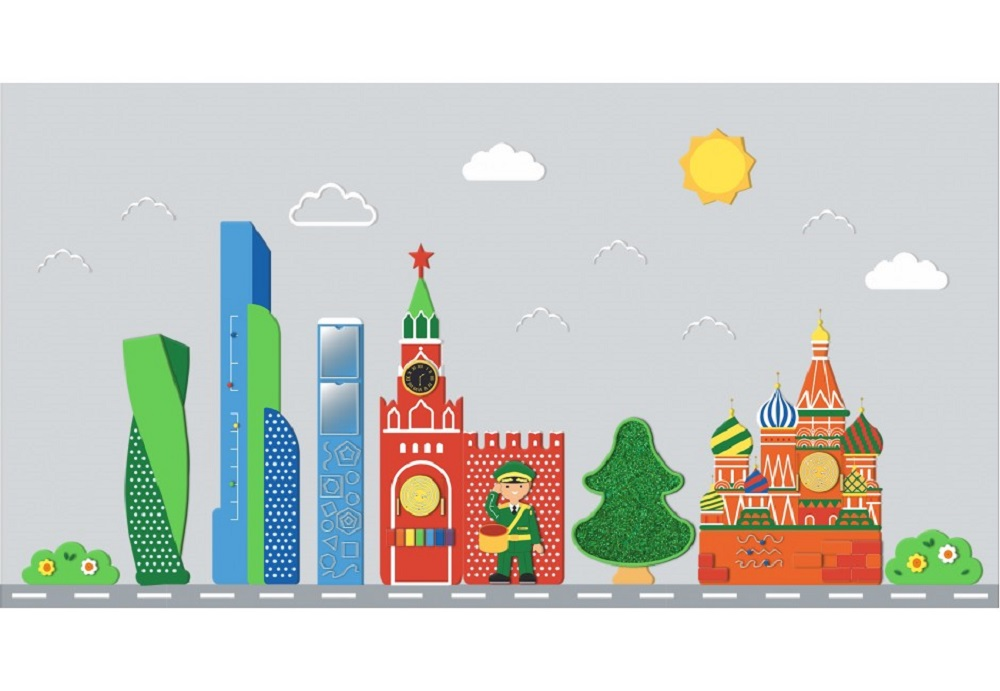 Decorative and educational panel "Kremlin" "Umnichka"