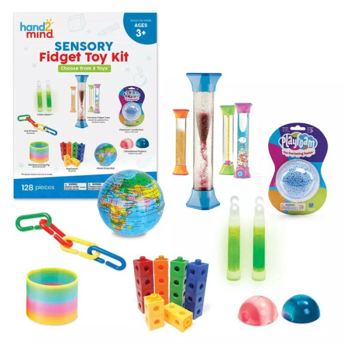 Развивающий игровой набор "Сенсорное спокойствие" Learning Resources 93599 (Sensory Fidget Toy, 8 элементов)