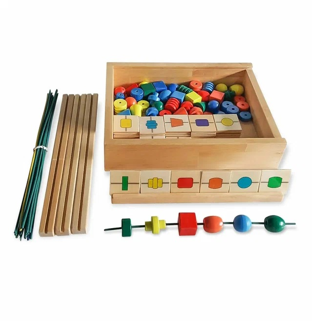 Educational game with pearl beads Dusyma