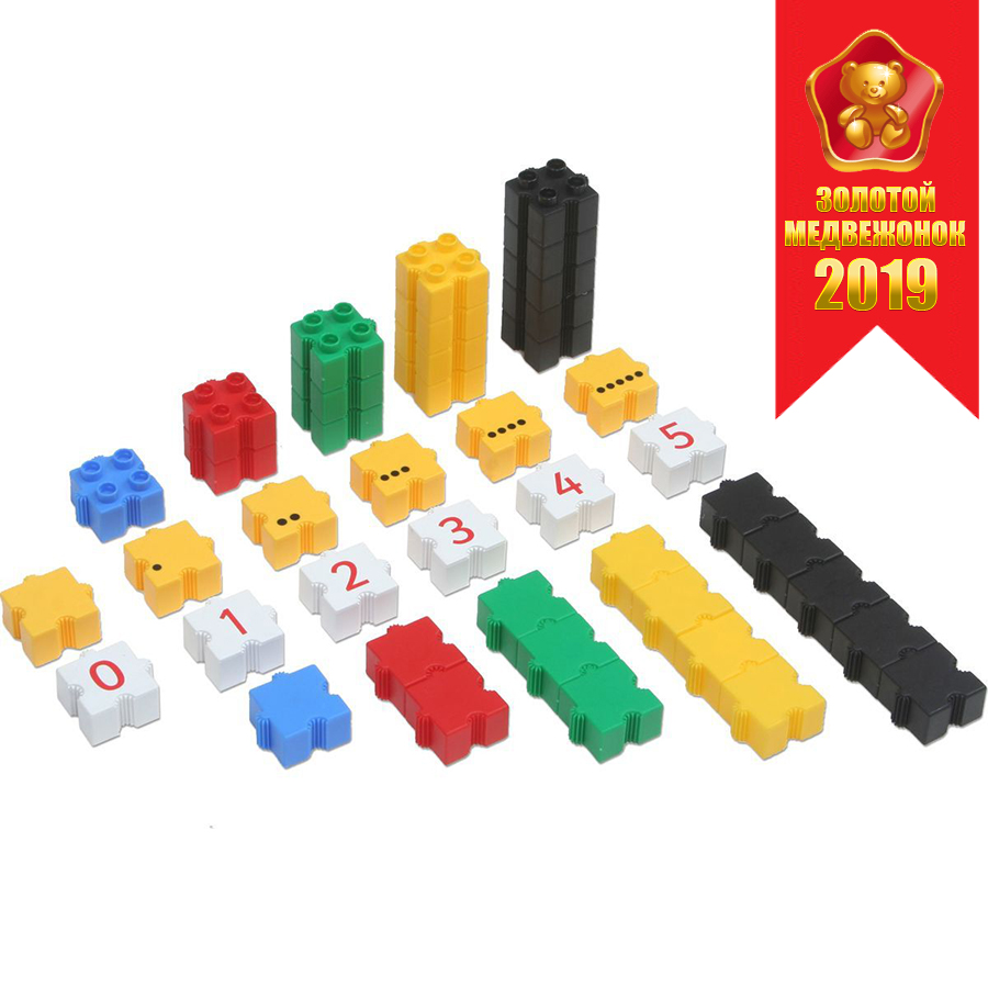 Развивающий конструктор Morphun Kindermaths Single Set «3D Математика», 175 деталей