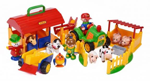 Bolalar uchun o'yin to'plami "Farm" TOLO