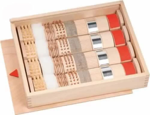 Educational tactile relief game "Surfaces"