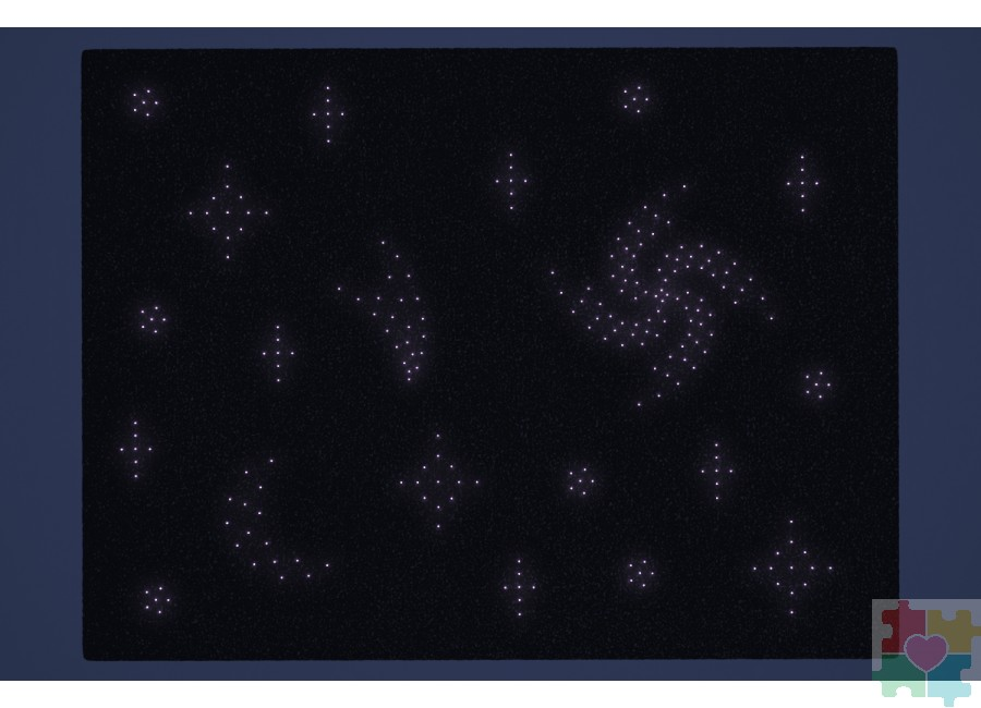 Fiberoptic carpet "Starry sky" Inclusive