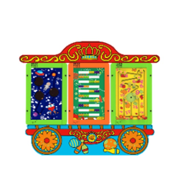 Дидактическая настенная панель IKC Going to the Circus