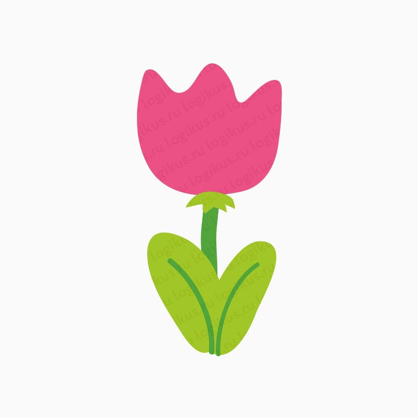 Wall panel Logicus "Pink tulip"