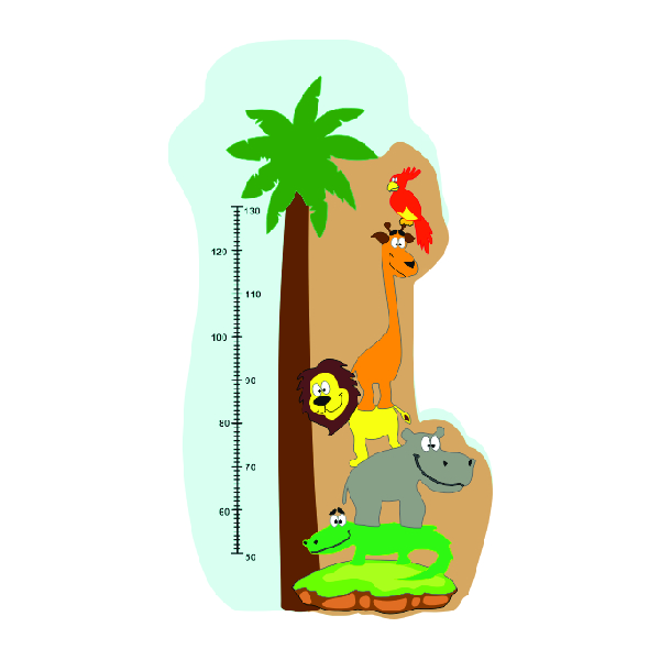 Gaming height meter "Africa" ​​Bear