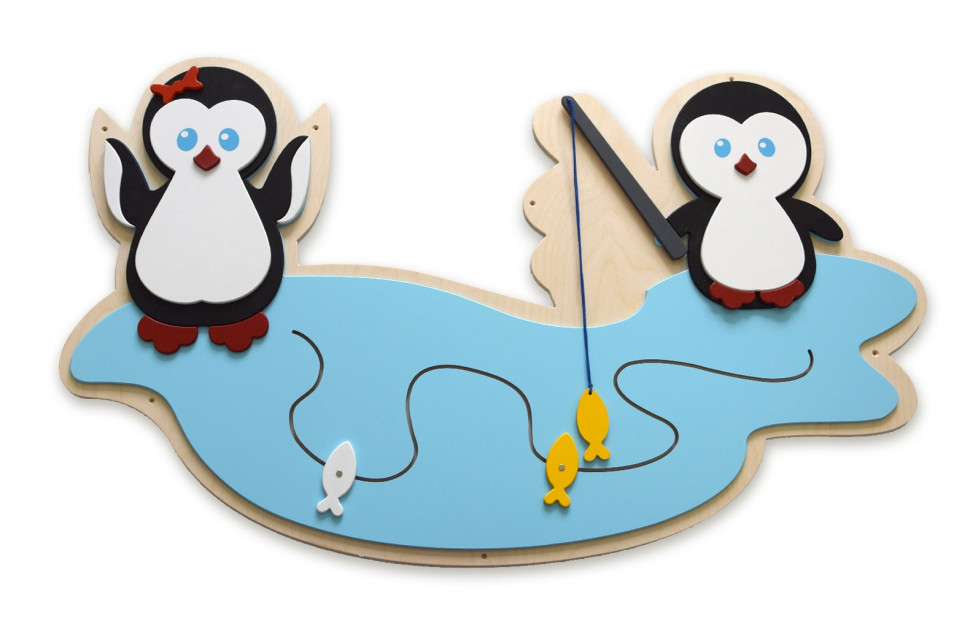 Decorative and educational panel Pappado "Fisher Penguins"