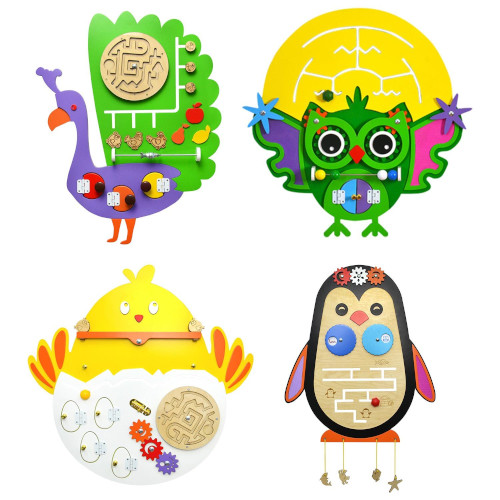 Set of busy boards Birds "Bear"
