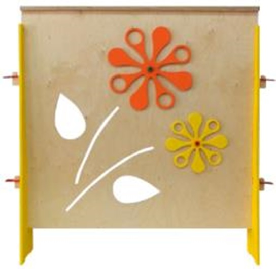 Игровая панель "Цветочки" Мишка