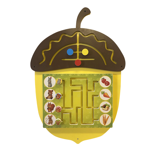 Tactile development panel "Acorn" Bear