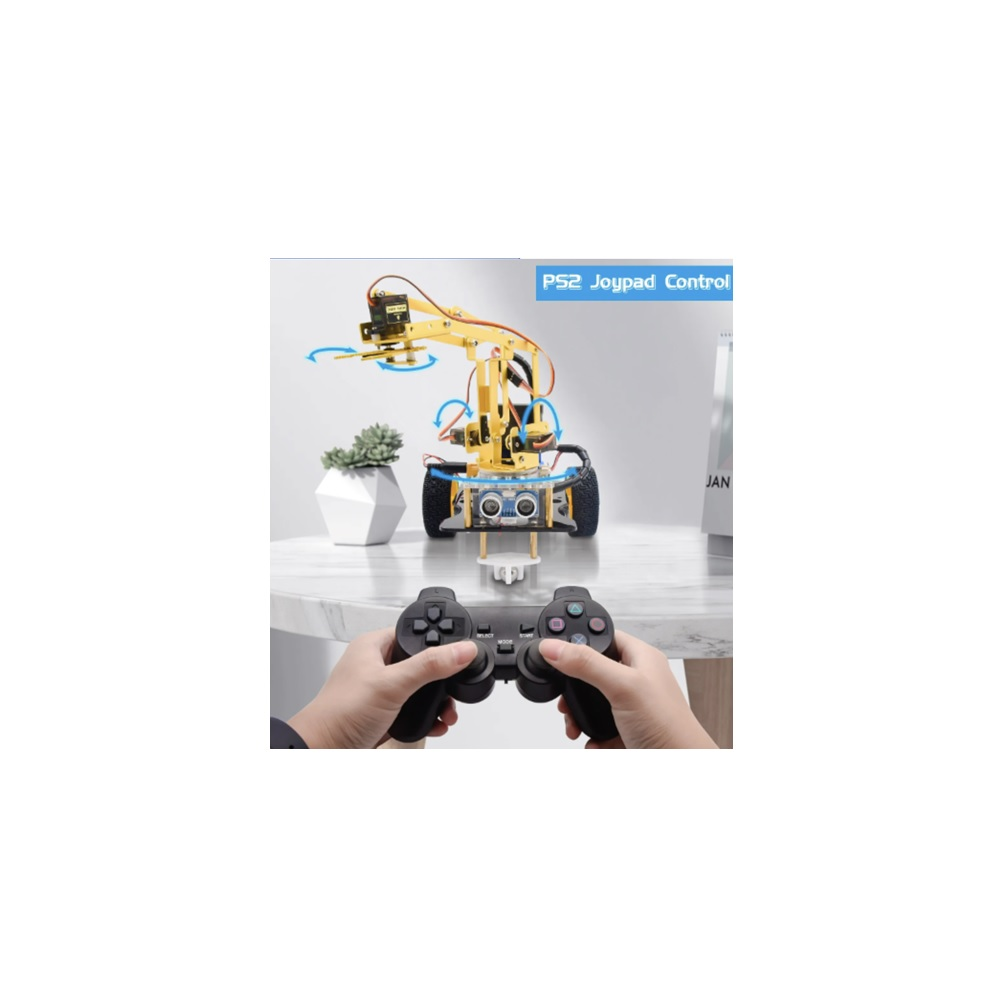 Autonomous robotic arm with omnidirectional wheels AZ TOUCH AZ-4WMKIT