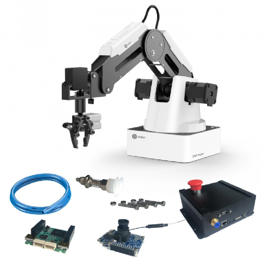 Educational kit based on the DOBOT Magician M educational manipulator with a set of DM-EV-R1/M sensors