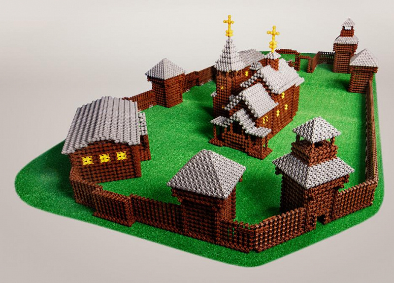 Fanclastic set "Historical and architectural complex "Obdorsky fort" F1448