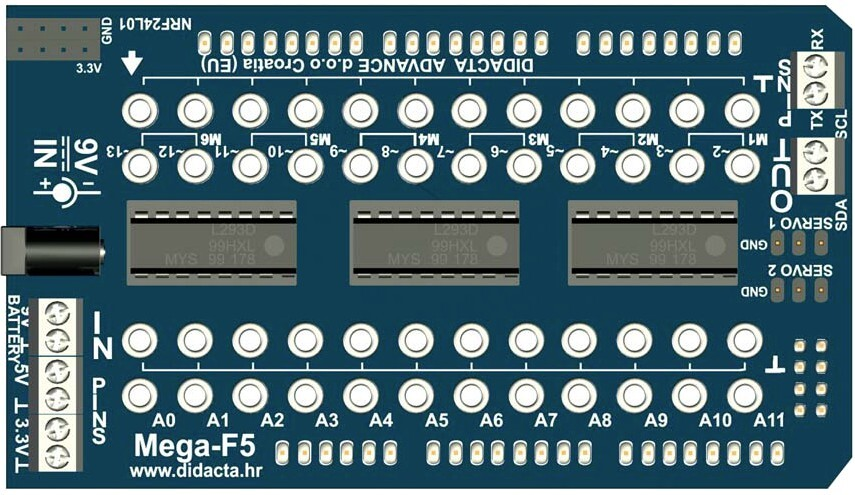 Fischertechnik adapter for Arduino MEGA F5 179449