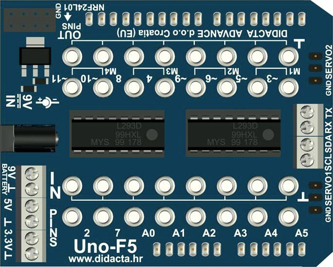 Fischertechnik adapter for Arduino UNO F5 179450