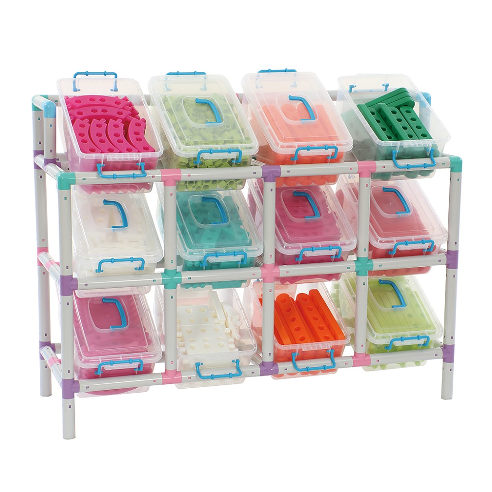 Educational material storage system for 12 containers Gigo