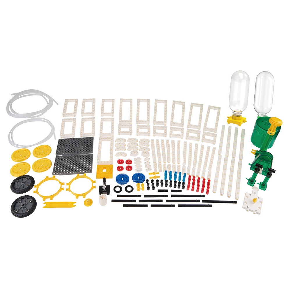 Set for learning the concepts of simple mechanisms and hydraulics "Fluid and Hydraulics" Gigo