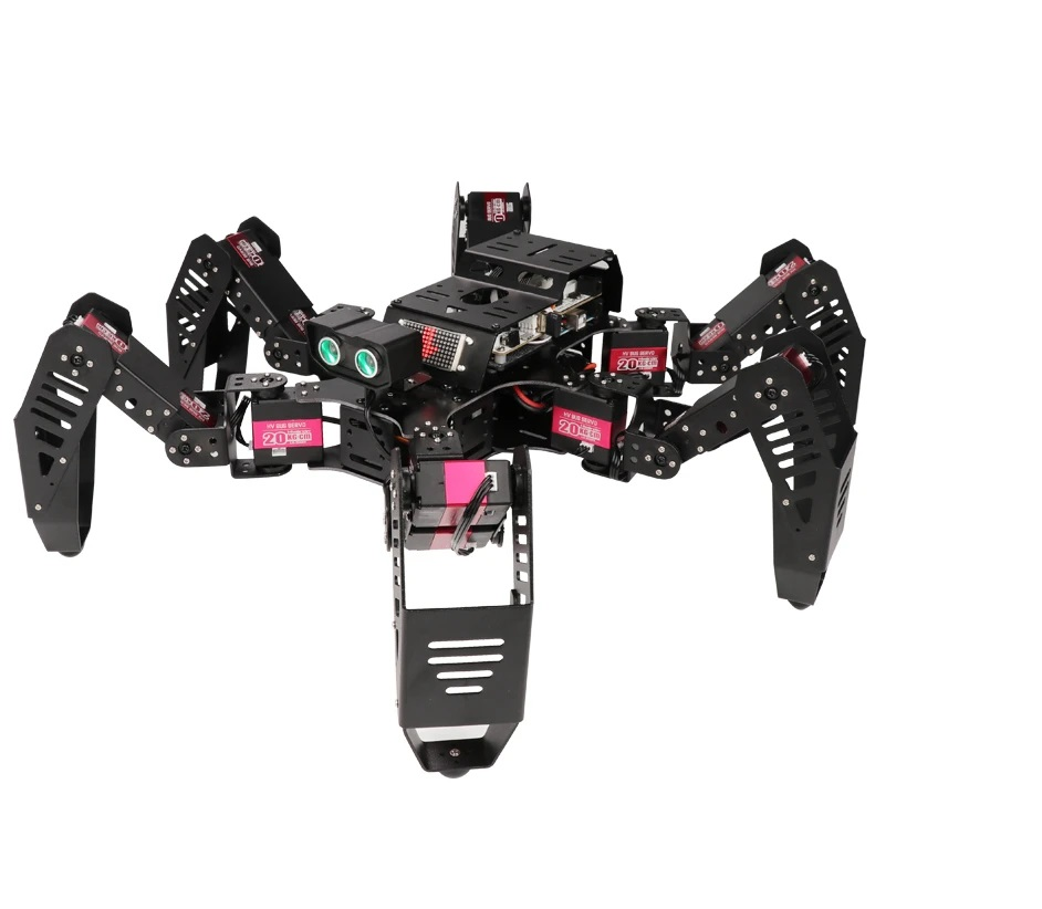 Robotics kit for studying multi-component robotic systems. Extended kit. Hiwonder Spider Bot