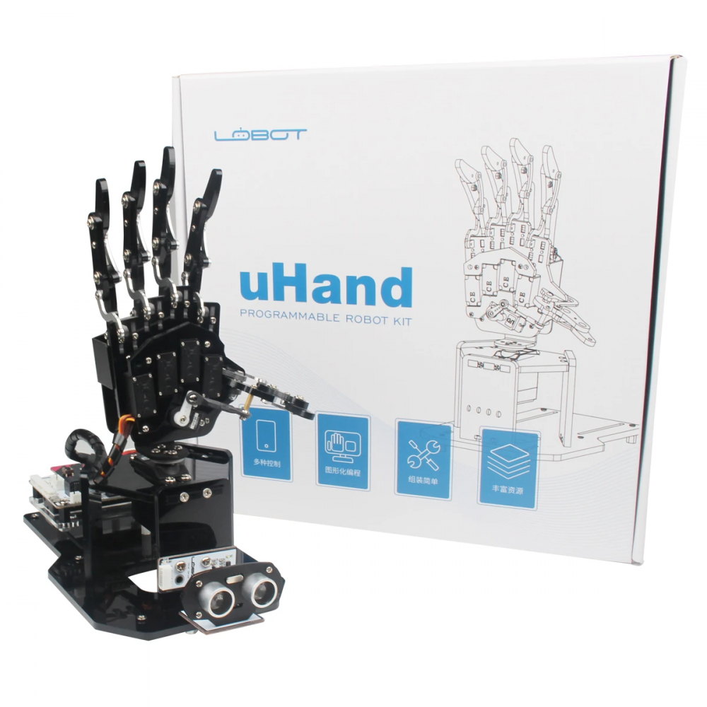 Kit for assembling a mechanical robotic arm Hobots