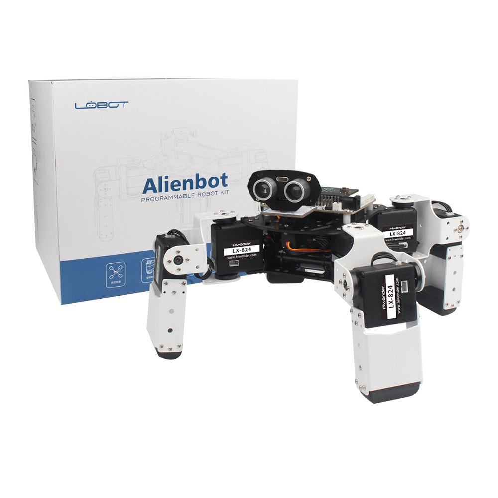 Constructor for studying multi-component robotic systems Hiwonder Alienbot. Basic kit.