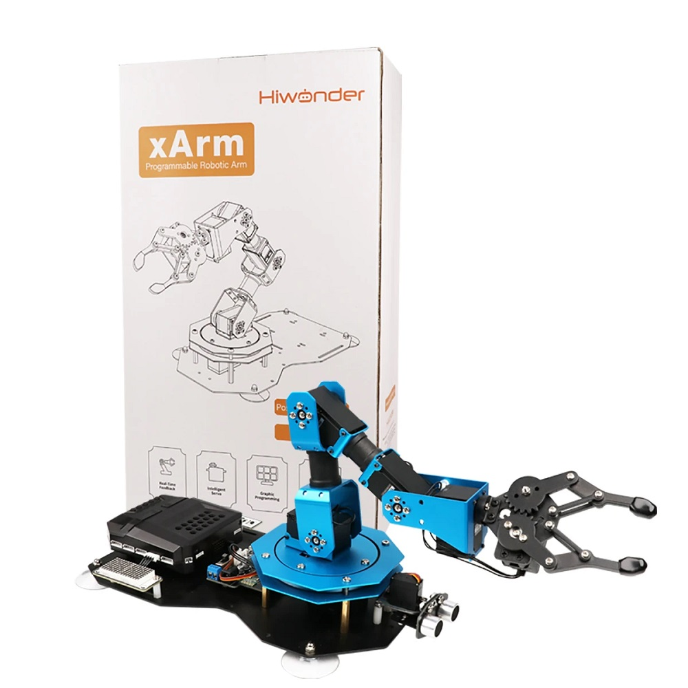 Robotic manipulator with a technical vision camera. Hiwonder Xarm 2.0 Advanced Kit