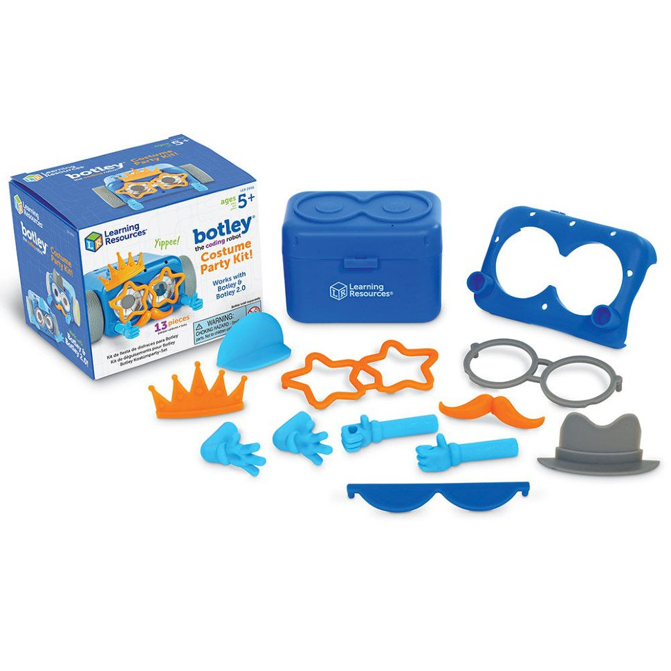Botley Robot Accessories Set: King of the Party Learning Resources LER2956 (13 pieces)
