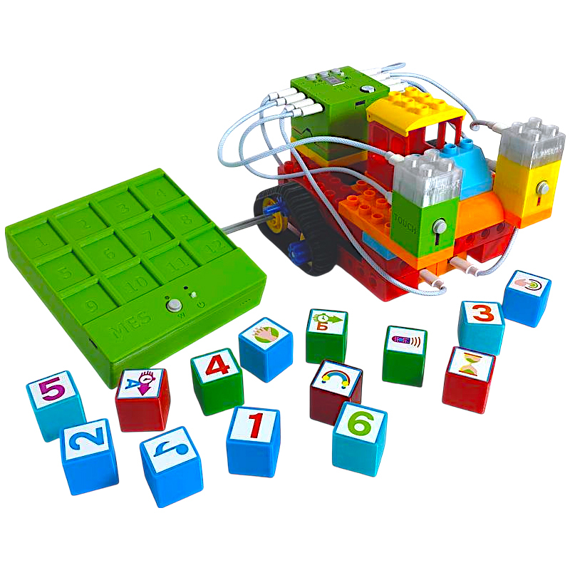 Entry-level designer for practical study of the principles of creating electronic devices based on electronic components and programmable controllers Hobots L-4