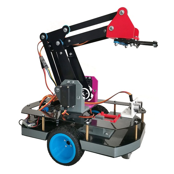 Robotics kit for designing, studying electronics and microprocessors and information systems and devices Hobots 2